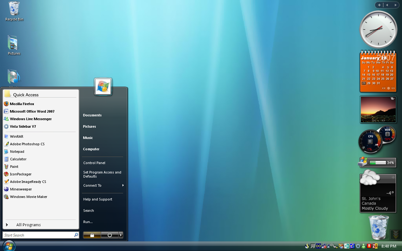 VistaXP Desktop