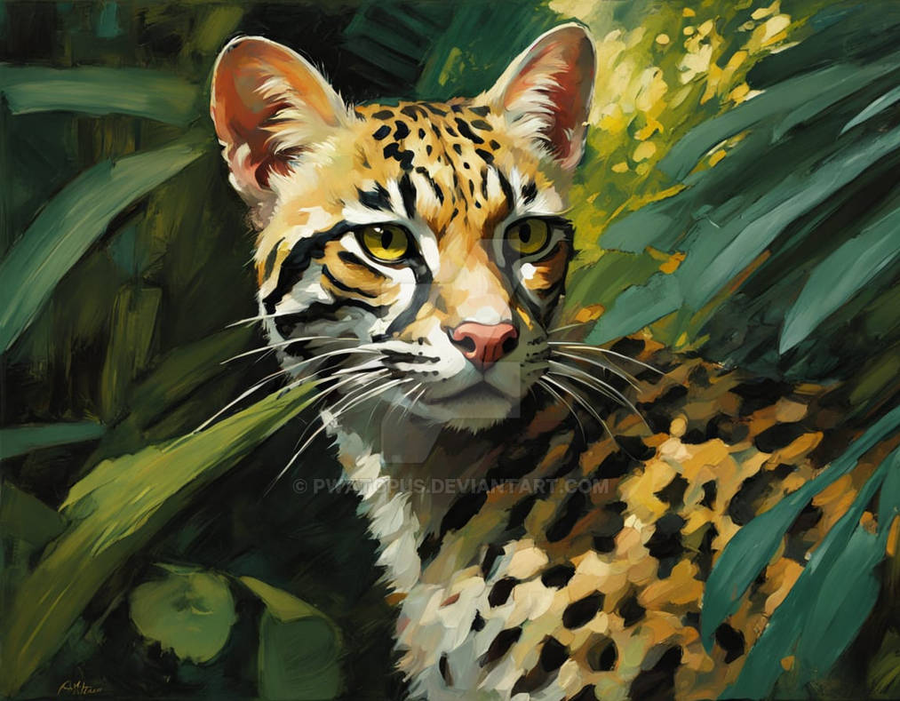 Abstract Ocelot Ocelot by Pwatopus on DeviantArt