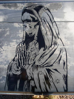 La Santa Muerte Stencil