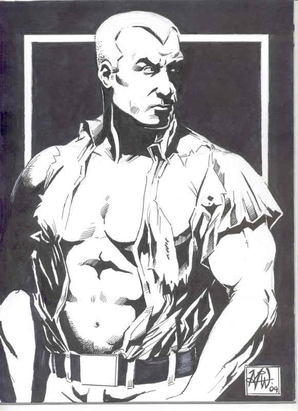 Doc Savage con sketch