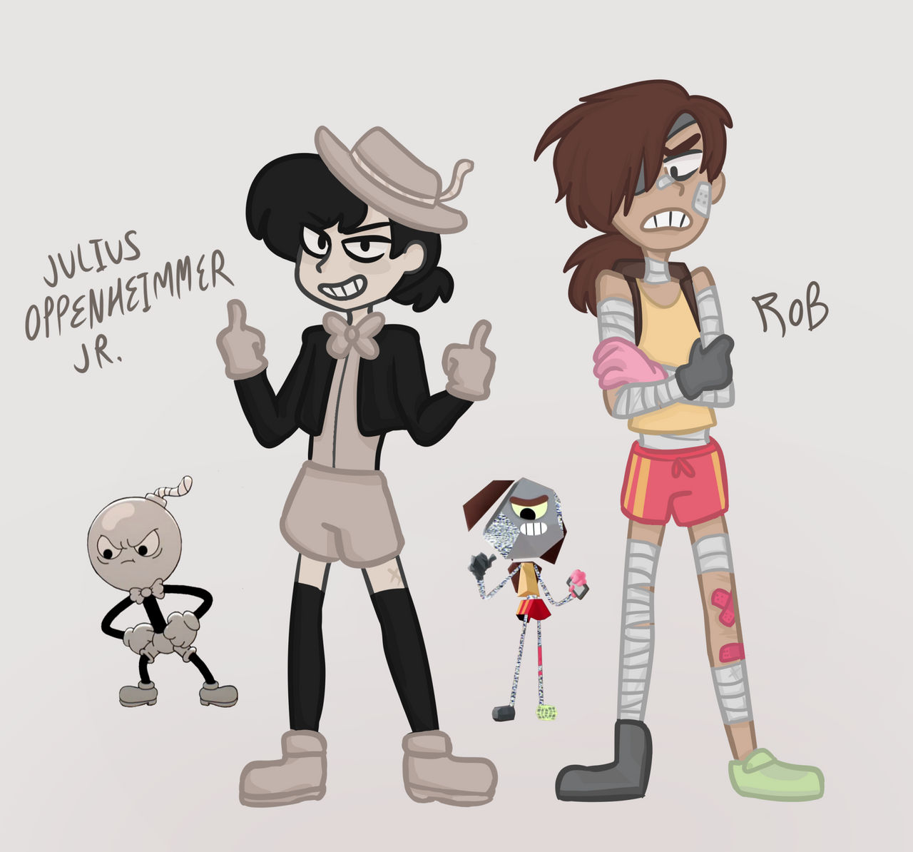 Julius + Rob Human Designs by cheerioclarita on DeviantArt