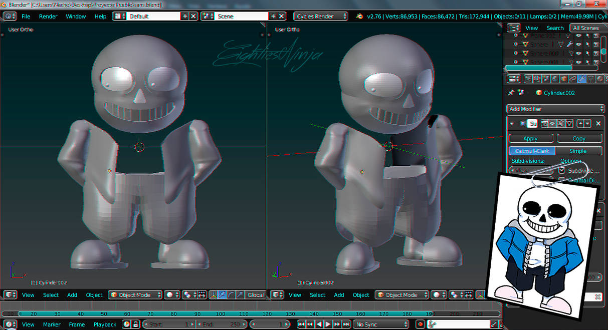 Sans Progression! by EightiesNinja on DeviantArt