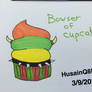 Bowser of cupcake