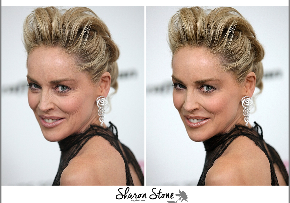 Sharon Stone Retouch