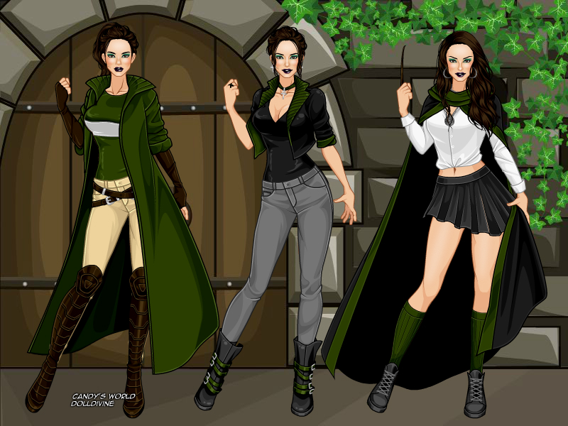 Slytherin outfit by smileyxcomics on DeviantArt
