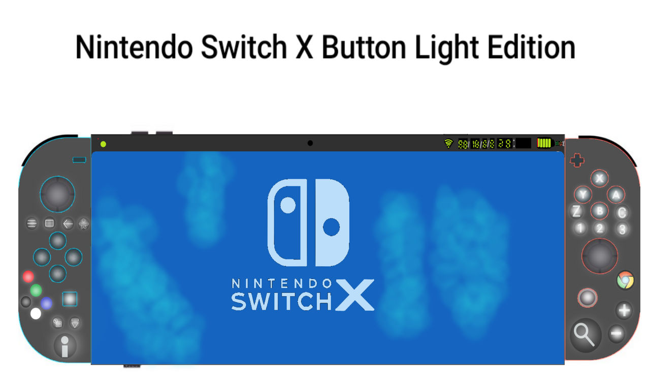 Nintendo Switch Flashlight Nintendo Switch X Button Light Editon by RehaanRashid on DeviantArt