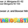 Bowser Jr. and Bowser Minigame in Mario Party 11