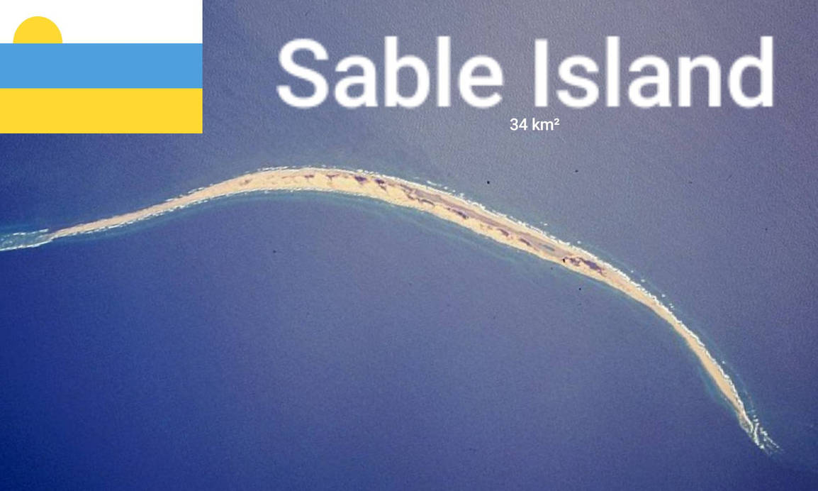 Sable Island map on flag by RehaanRashid on DeviantArt