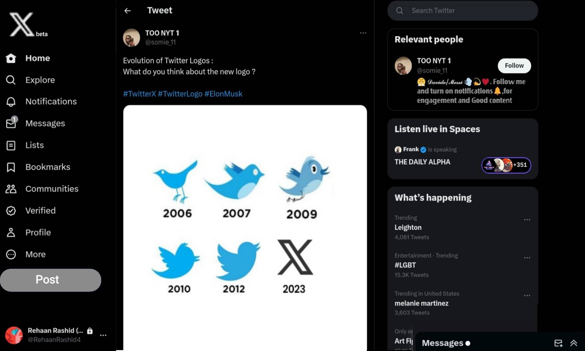 X tweets by RehaanRashid on DeviantArt