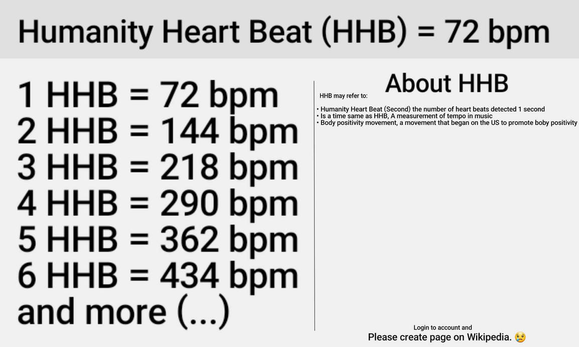 Hhb What's HHB stand for? Humanity Heart Beat (HHB) by RehaanRashid on ...