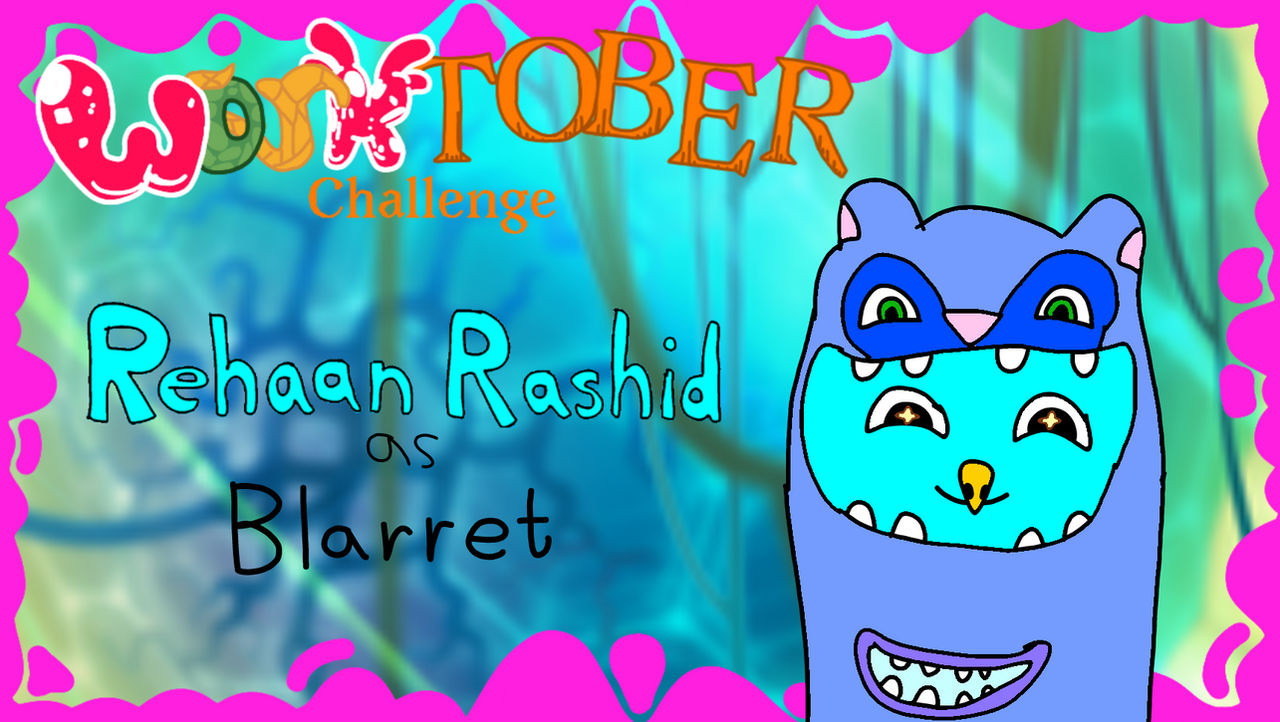 B Rashed Q Worktober: Rehaan Rashid as Blarret by RehaanRashid on DeviantArt