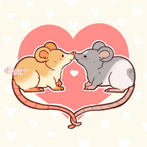 Kissing Rat - Rattober 2022