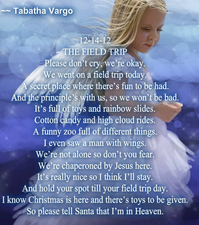 The Field Trip. By: Tabatha Vargo (Sandy Hook)