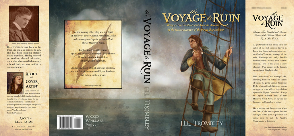 Voyage to Ruin Cover Layout