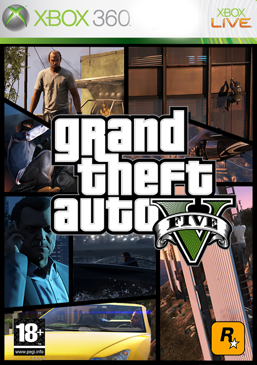 GTA V Custom DVD Cover (Xbox 360)