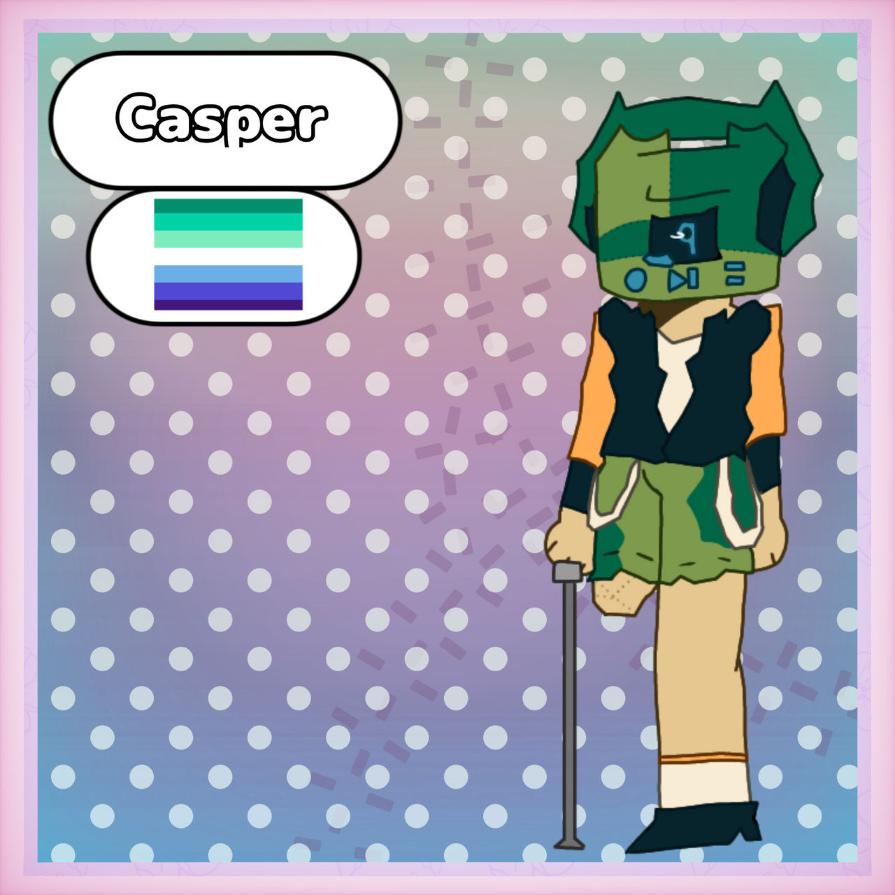 casper ref by mangle18423 on DeviantArt