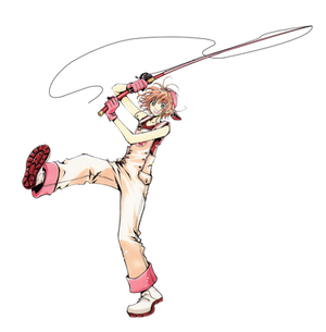 Tsubasa: Sakura w\fishing rod