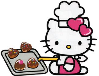 V-day Hello Kitty Cookies