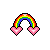 Cute Hearts and Rainbow Avatar