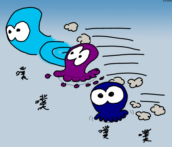 Octopus Run Racing Octopus race by RiverJvari on DeviantArt