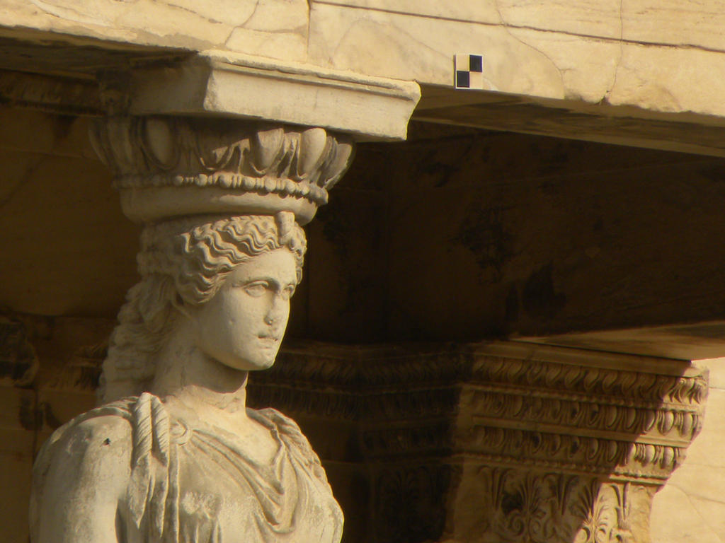 A column of Temple of Athena Nike