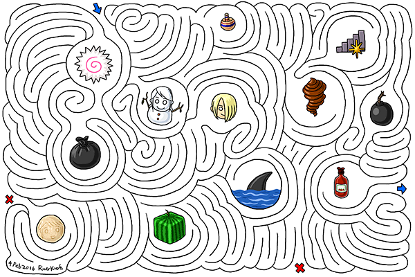 Maze with graphics 4Feb2016