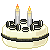 Oreo Cake with candles 50x50 icon
