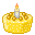 Mango Cake Type 1 1DK with candle 32x32 icon