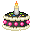 TNT cake with candle 32x32 icon