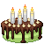 Matcha Cake Type 14 with candles 50x50 icon