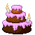3 Layers Birthday Cake with Candles 50x50 icon by RiverKpocc