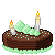 Mint Cake Type 5 Reversed with candles 50x50 icon