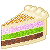 Piece Of 3 Colours Cake 50x50 icon