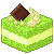 Green Pastry Cake 50x50 icon by RiverKpocc