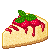 Piece of Strawberry Cheese Cake 50x50 icon