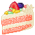 Piece Of White Cream Fruit Cake 50x50 icon by RiverKpocc