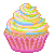 Rainbow Cream Cup Cake 50x50 icon