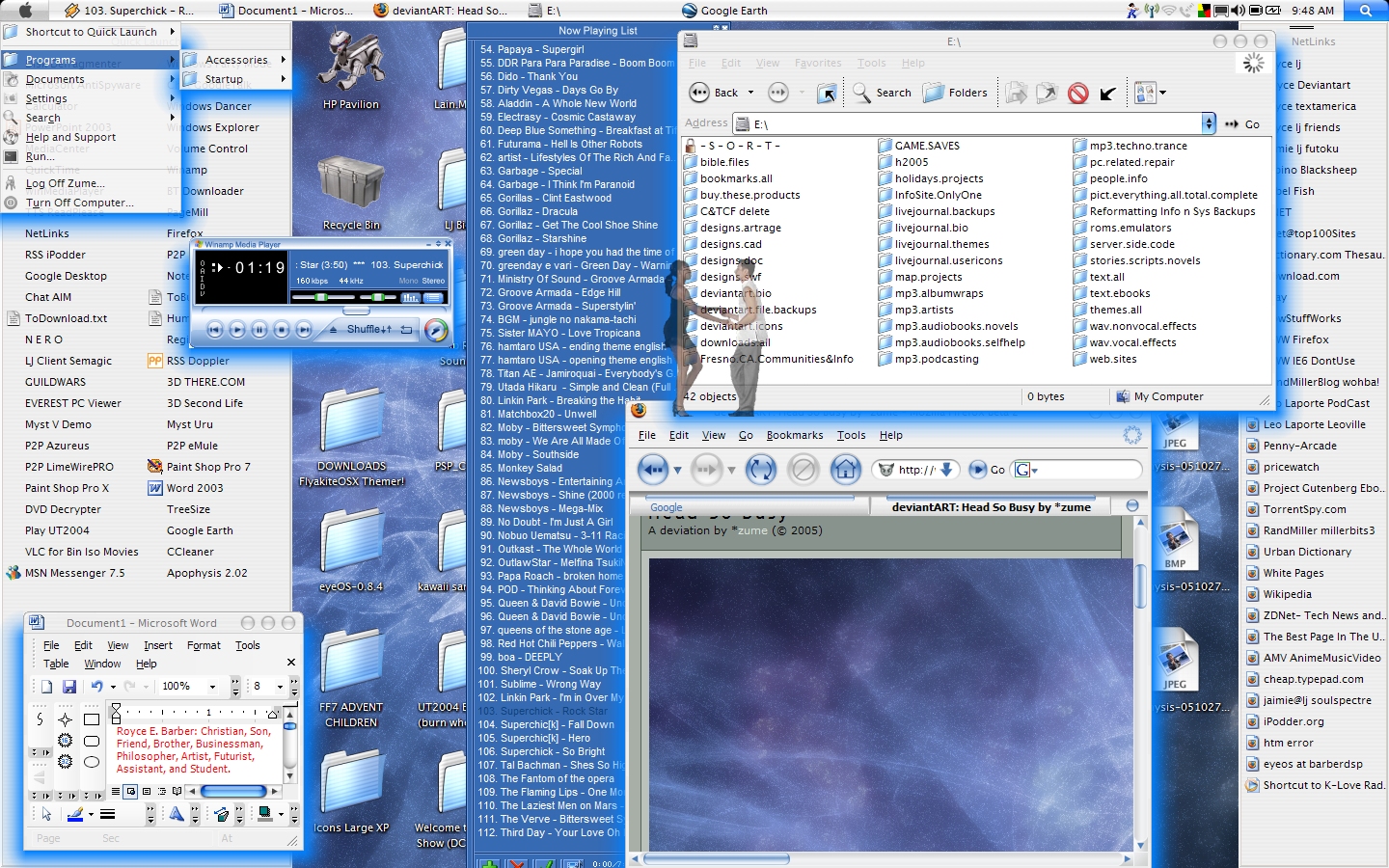 Desktop Screenshot 2005