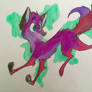 Purple dog
