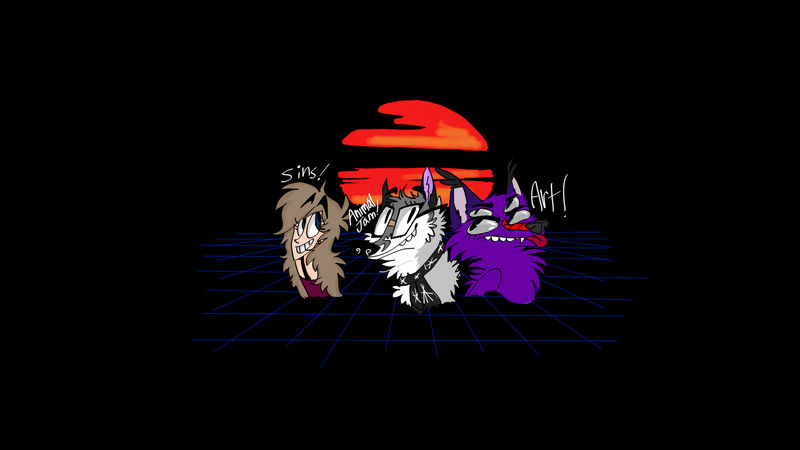 YouTube channel art by Retrowavez on DeviantArt