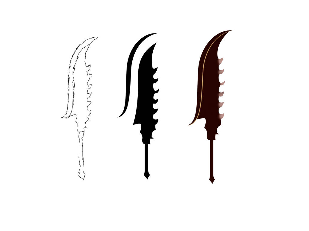 Metin2 Drawing Metin2 Lucifer Sword Prototype 2D Draw by rovivoart on DeviantArt