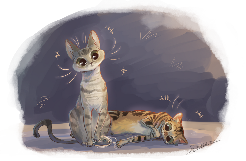 Commission] Matching Cat Icon 1/2 by Bleizez-Art on DeviantArt