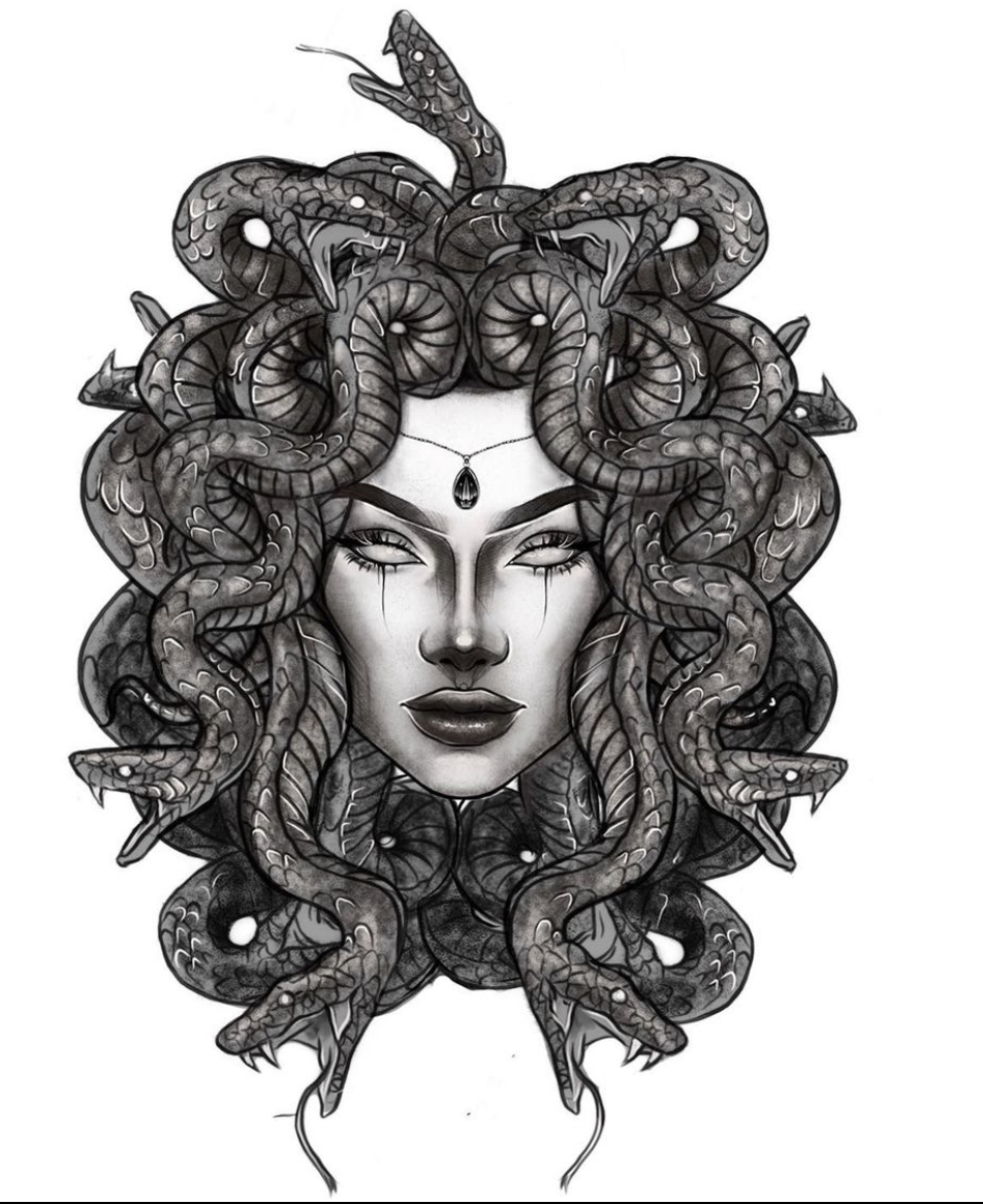 Medusa tattoo design by dgraffitigirl on DeviantArt