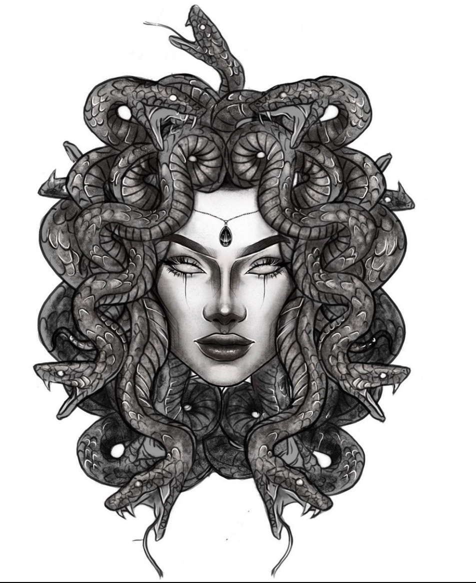 Medusa tattoo design by Dgraffitigirl on DeviantArt