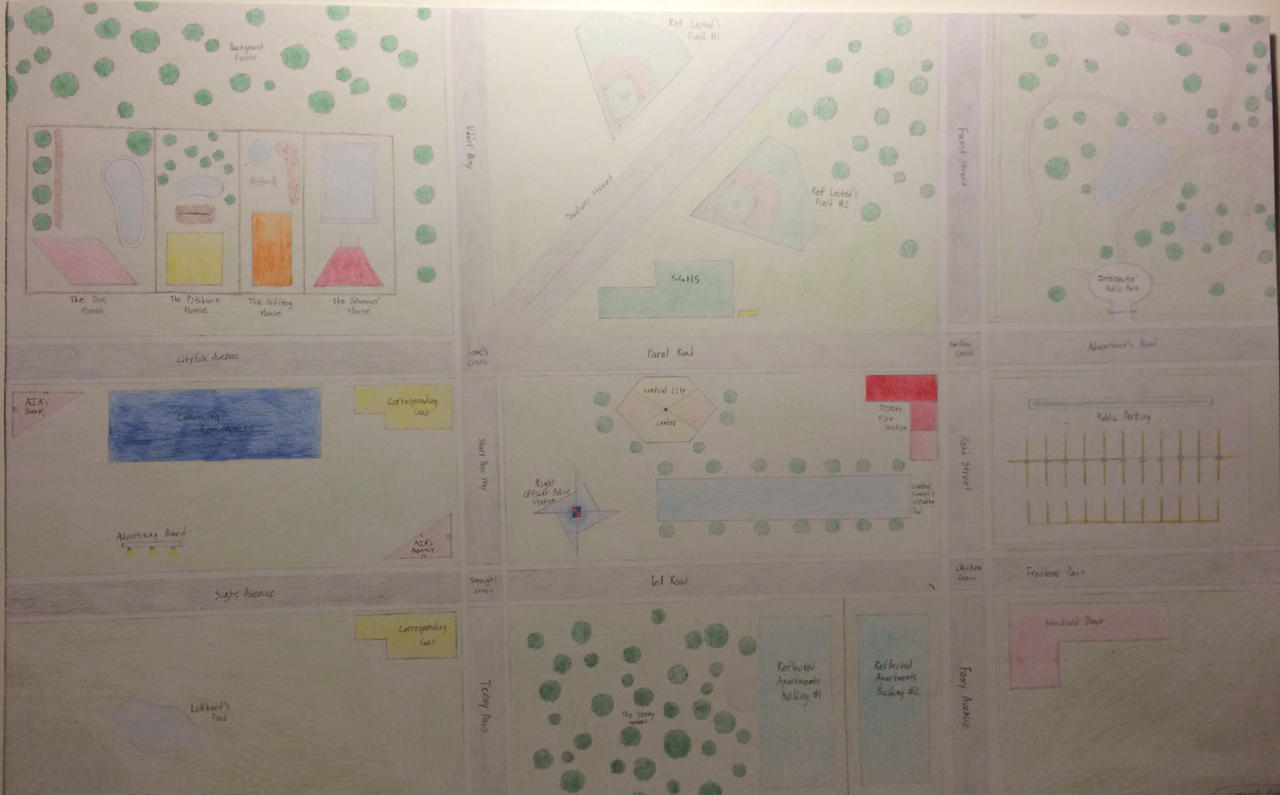 Geometric Town Project Examples