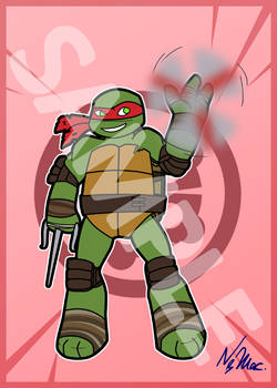 Sale: TMNT 2012 Art Cards - Raph