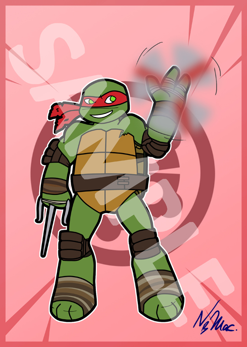 Sale: TMNT 2012 Art Cards - Raph by TMNT-Raph-fan on DeviantArt