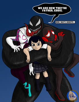 Venom and the Spiderlings