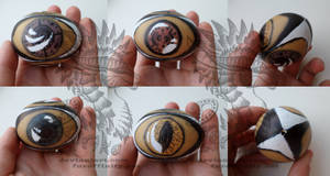 Fantasy eyes decorated egg by Drerika Fantasy eyes decorated egg by Drerika