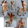 Ceramic clay deer whistle
